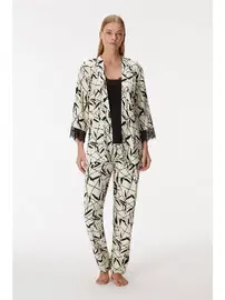 Anıl Kadın Sabahlık, Atlet ve Pantolon Takım Anıl 11419